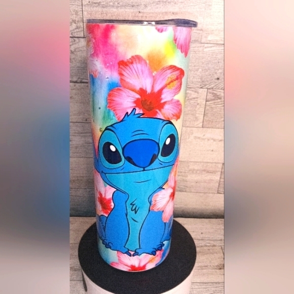 Hand Crafted Other - Floral Stitch 20oz. Stainless Steel Tumbler
